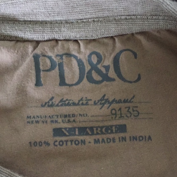 PD&C Men’s Casual Long Sleeve Shirt XL - Picture 6 of 8